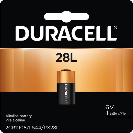 DURACELL Specialty Alkaline Photo Battery, 6V PX28ABPK